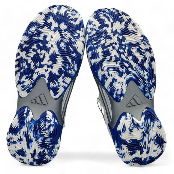 Adidas Exhibit Select Basketball Shoes White/Blue Marble IE9333 Women's Size 11 - Picture 7 of 8